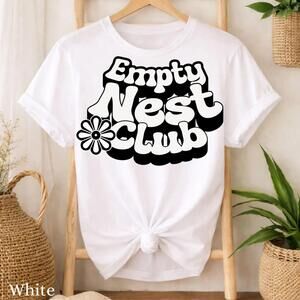 S Empty Nest Club Graphic Tee, Empty Nester Shirt